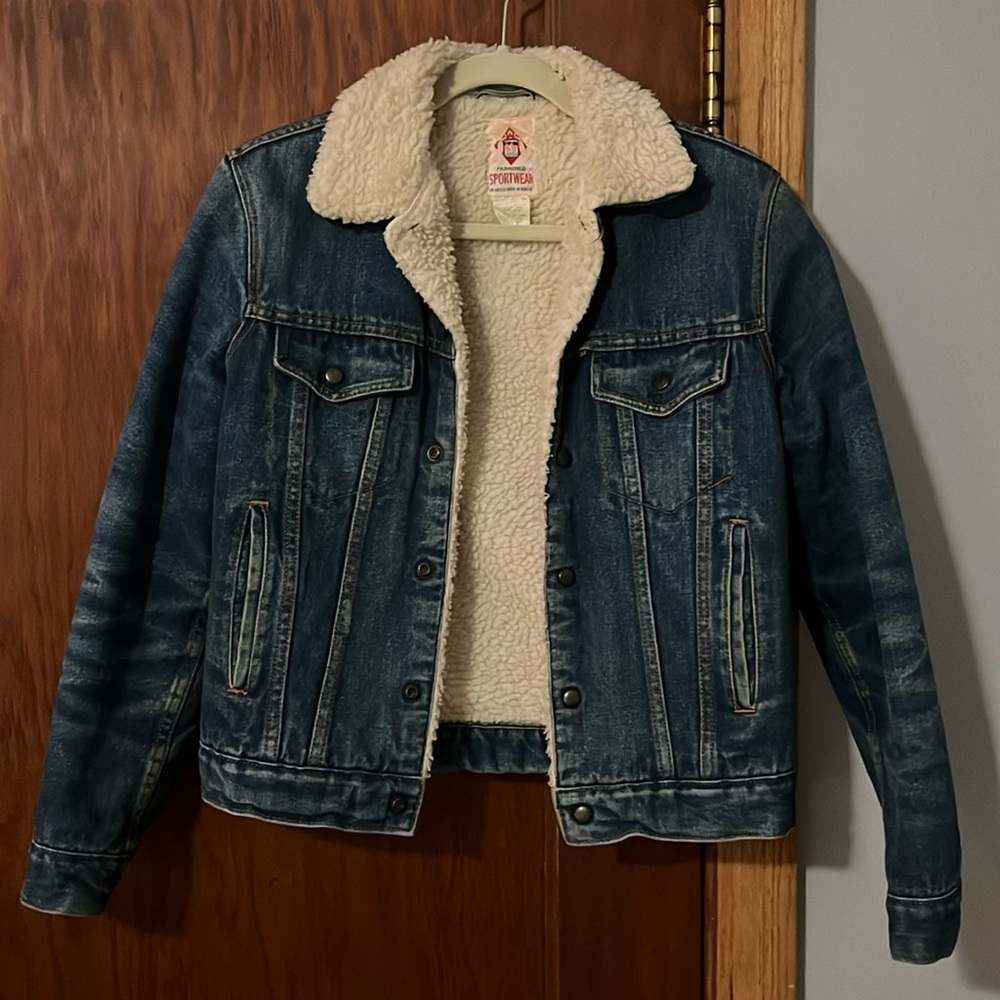Vintage Sherpa Denim Jacket